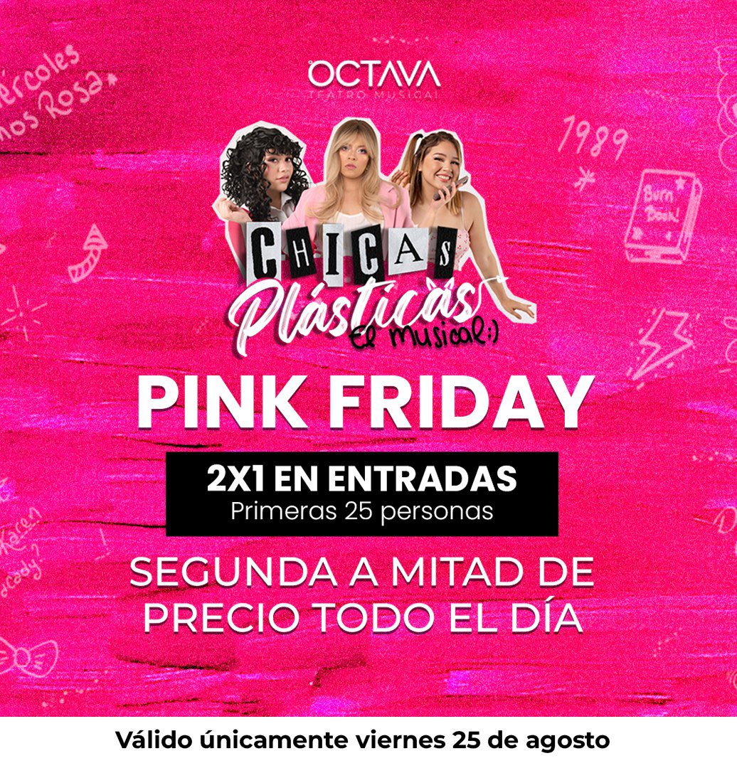 ¡La promoción que estaban esperando! Mañana desde las 9:00am 2x1 en  entradas para las primeras 25 personas en comprar y segunda a mitad de precio al agotarse las primeras 25🩷✨

Nota: para el 2x1 deben seleccionar 2 entradas en el sistema para que aplique la promoción.
