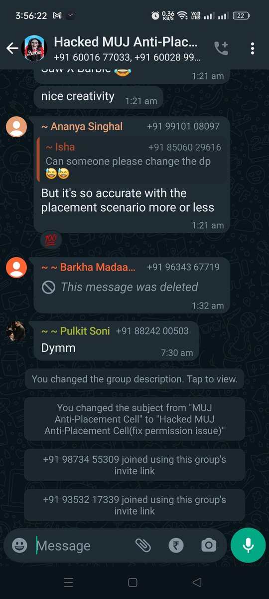 No one is safe in rajasthan fooling person's/people's spamming and acting as threat actor(just studens). Without any reason.

Please look into the matter and take strict action else we need to take and you will be responsible
<a href="/RajGovOfficial/">Government of Rajasthan</a>
<a href="/RajCMO/">CMO Rajasthan</a> 
<a href="/PoliceRajasthan/">Rajasthan Police</a>