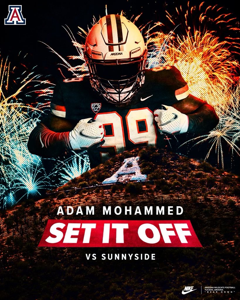 Adam_Mo24's tweet photo. Thank you @ArizonaFBall for the love!!!❤️💙 https://t.co/QPqq8iAIOJ