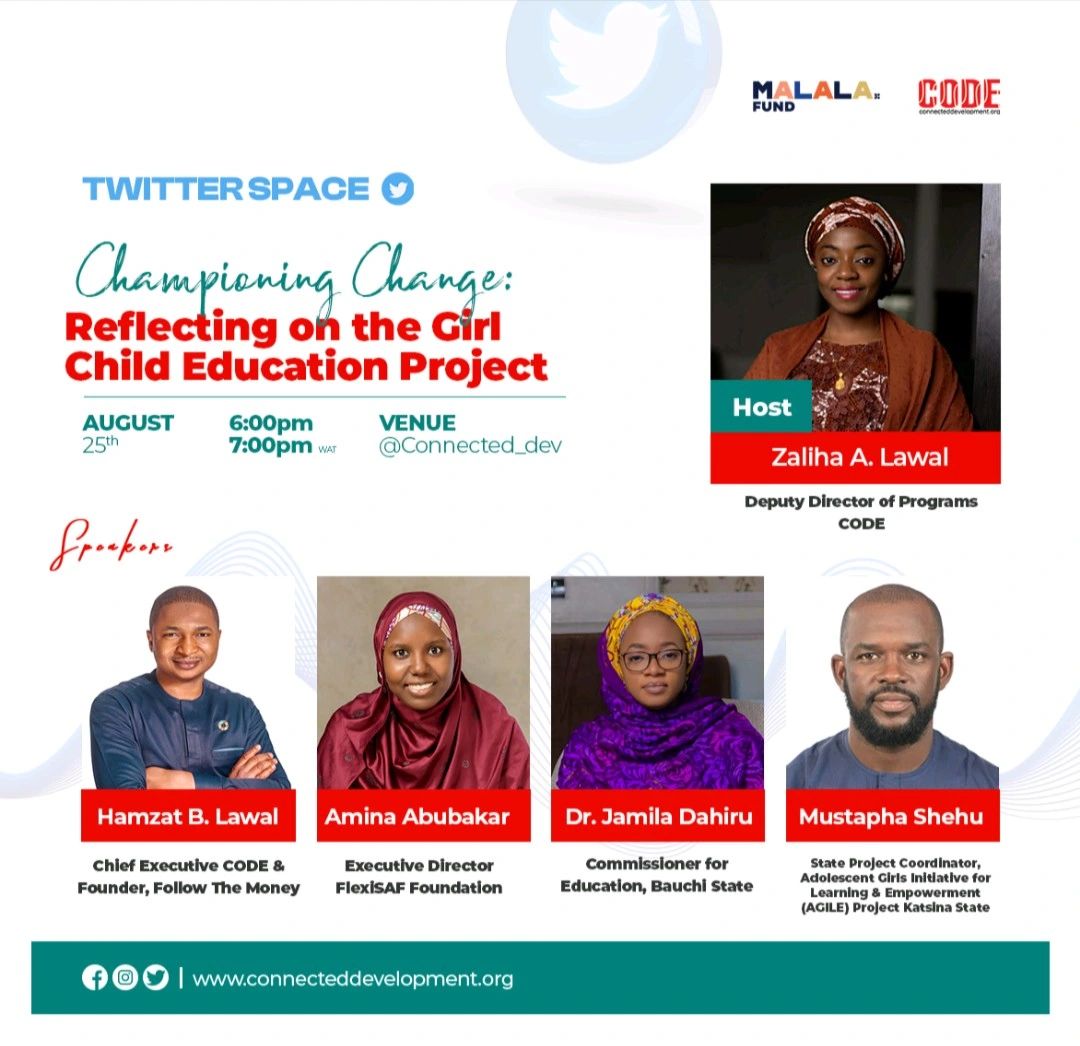 Reflecting on Girl Child Education Project by Connected Development (CODE).