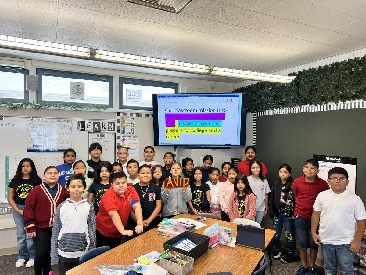 It was a lengthy process but we created our Classroom Mission Statement! I plan to revisit it and revise it throughout the year! #soaringtonewheights #AVIDElementary #Kibic72 #nlmunified