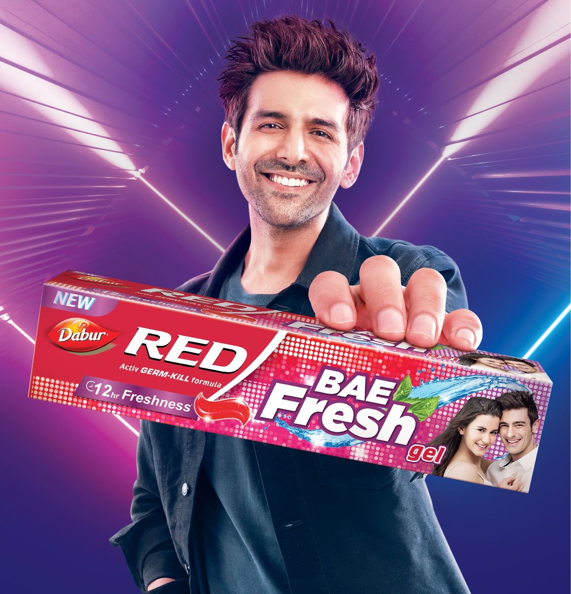 Saanson Ka Perfume !! 
Happy to be the part of Dabur family and face of Dabur Red ❤️ <a href="/DDC_India/">Dabur Dental Care</a>
<a href="/DaburIndia/">Dabur India Ltd</a>
#Dabur #DaburRedBaeFreshGel #4XFreshness #IcyCool #Mint