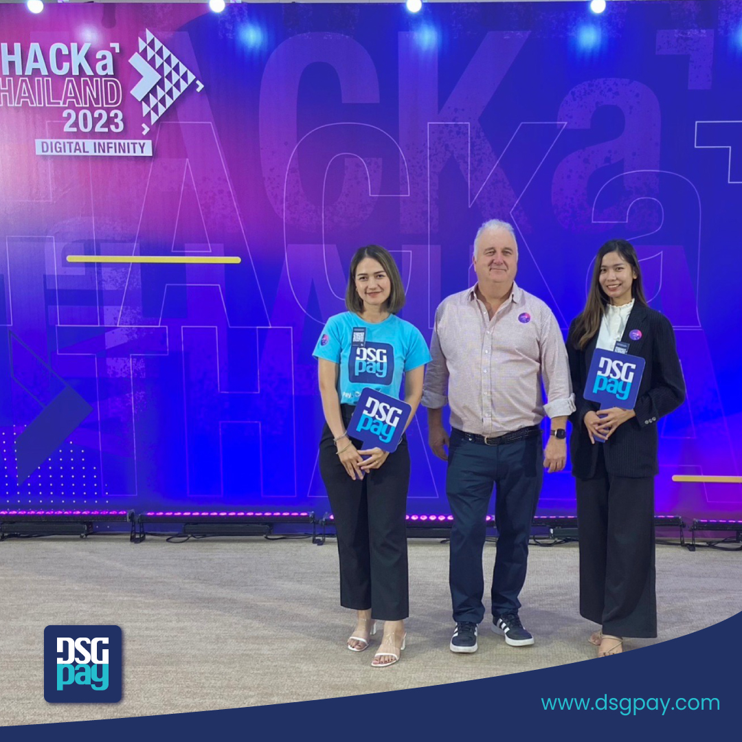 DSGPay's tweet image. 🎉 Happening Now! 🎉 DSGPay is proudly attending HACKaThailand 2023: DIGITAL INFINITY at the Queen Sirikit National Convention Center (QSNCC) in Bangkok, 
#HACKaThailand2023 #DigitalInfinity #DSGPay #FinTech #Bangkok #QSNCC #depaThailand #ดิจิทัลไม่มีที่สิ้นสุด