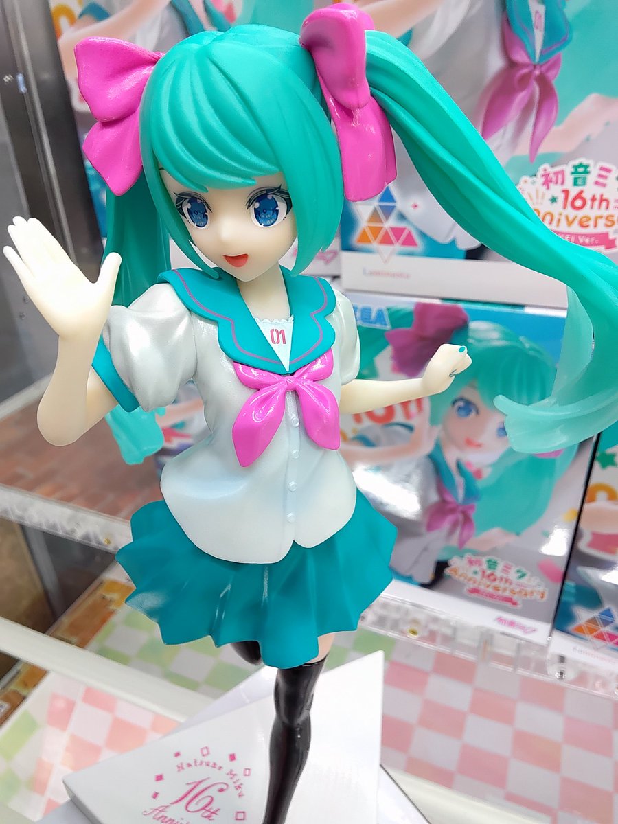 TFS_orientpark's tweet photo. 【プライズ】本日新入荷! 『 #初音ミク #16th #Anniversary #KEIVer 』 #プライズ #クレーンゲーム #UFOキャッチャー https://t.co/56cLMZ2WWX