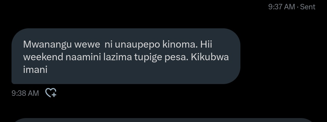 AbediMuharami's tweet photo. Nani mwengine anayo imani hii weekend lazima tupige hela.? Retweet nikuone 👊 https://t.co/ImdmQJUdL2