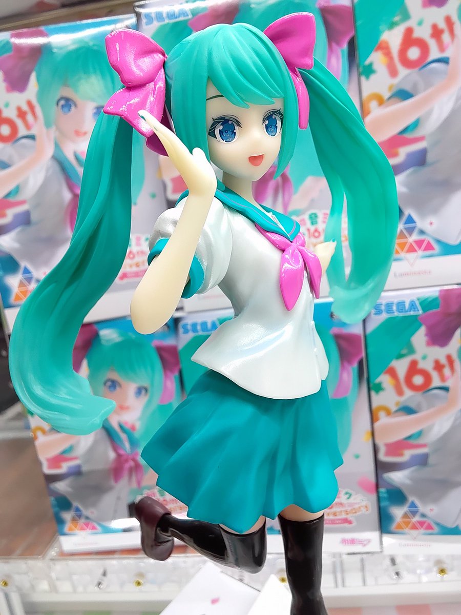 TFS_orientpark's tweet photo. 【プライズ】本日新入荷! 『 #初音ミク #16th #Anniversary #KEIVer 』 #プライズ #クレーンゲーム #UFOキャッチャー https://t.co/56cLMZ2WWX