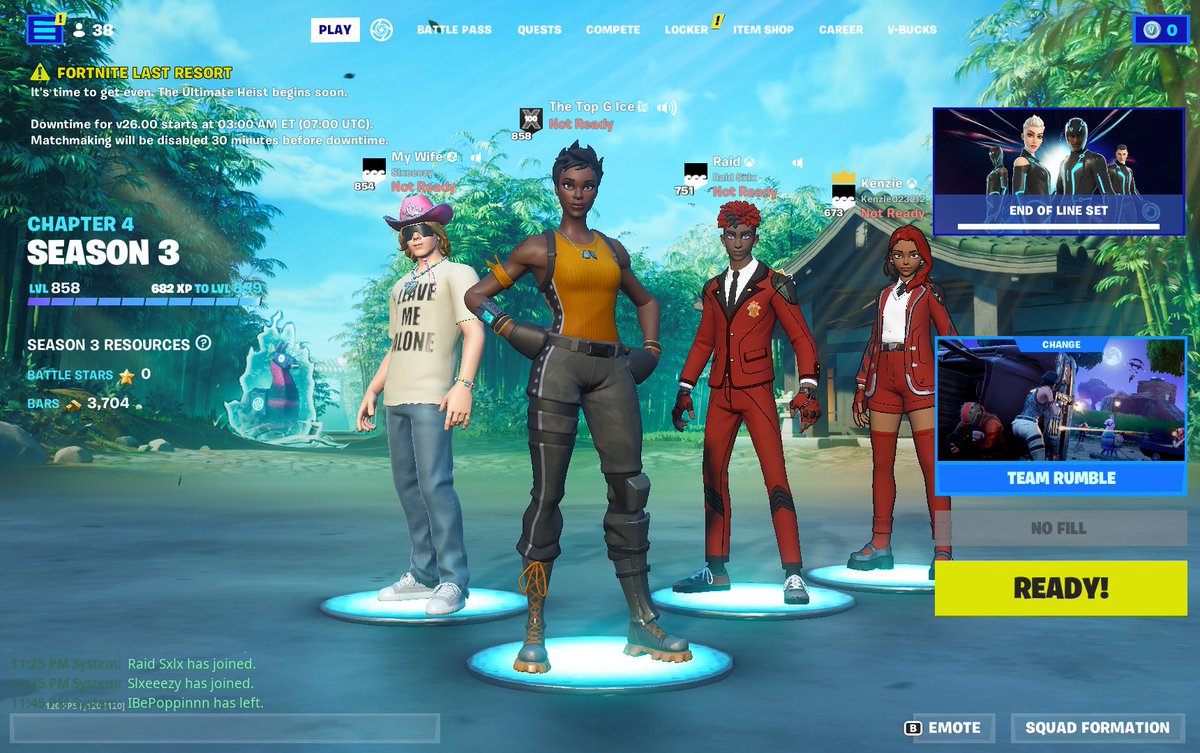 what level did you guys end the season on ?