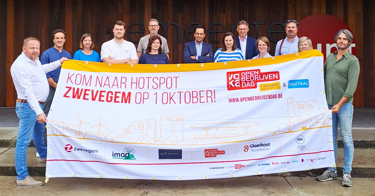 Gemeente Zwevegem (@gemzwevegem) on Twitter photo ๐๐ฒ๐บ๐ฒ๐ฒ๐ป๐๐ฒ๐ฝ๐๐ป๐ ๐ถ๐ ๐๐ผ๐๐๐ฝ๐ผ๐ ๐ผ๐ฝ ๐ข๐ฝ๐ฒ๐ป ๐๐ฒ๐ฑ๐ฟ๐ถ๐ท๐๐ฒ๐ป๐ฑ๐ฎ๐ด
Zondag 1 oktober: 10 tot 17 uur
-Gemeentepunt
-Aula Memoria (Begrafenissen Messiaen)
-Claerhout Aluminium
-Beologic (Sustainable Development Group)
-IMOG ๐๐ฒ๐บ๐ฒ๐ฒ๐ป๐๐ฒ๐ฝ๐๐ป๐ ๐ถ๐ ๐๐ผ๐๐๐ฝ๐ผ๐ ๐ผ๐ฝ ๐ข๐ฝ๐ฒ๐ป ๐๐ฒ๐ฑ๐ฟ๐ถ๐ท๐๐ฒ๐ป๐ฑ๐ฎ๐ด
Zondag 1 oktober: 10 tot 17 uur
-Gemeentepunt
-Aula Memoria (Begrafenissen Messiaen)
-Claerhout Aluminium
-Beologic (Sustainable Development Group)
-IMOG
