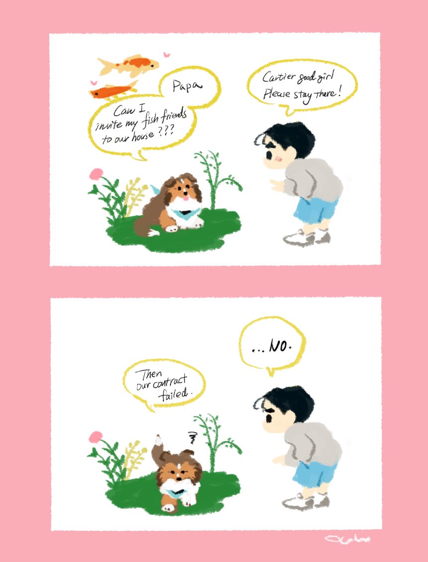 papa &amp; daughter🐰🐶 #winmetawin #bentleycartierO