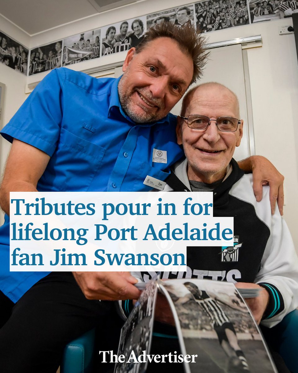 Power superfan Jim Swanson has lost his health battle – but not before hospital staff took the unusual step of transforming his room into a footy paradise, with surprising results. #theAdvertiser bit.ly/3OQI49F