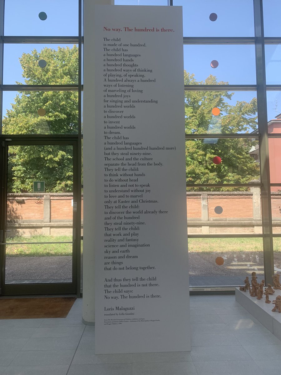 ClareCampbell7's tweet photo. The child is made of one hundred #reggioemilia @JoPetersEYFS https://t.co/iyU0LIx4qt