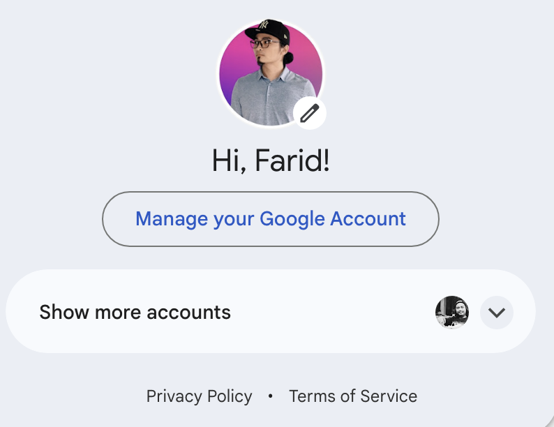 faridaffy's tweet photo. Korang tahu kan yang Google boleh dengar perbualan kita kan? Sebenarnya ada cara nak stopkan benda ni.

1- Korang hanya perlu pergi akaun Google korang then tekan 'Manage your Google Account'.
2- Kat side bar belah kiri tu korang tekan 'Data &amp; privacy'. https://t.co/lcVgUg5rCA