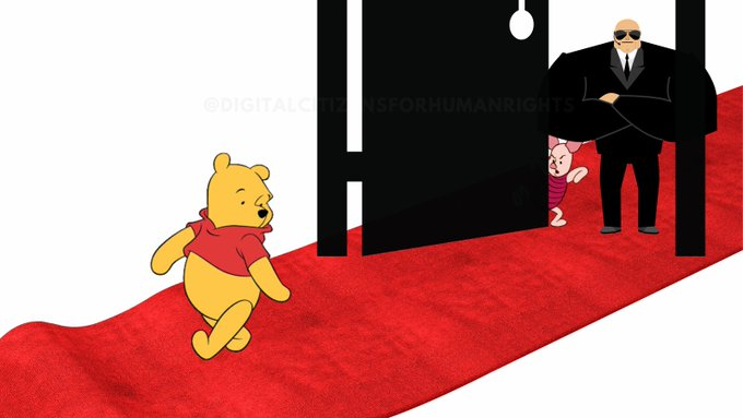dc4_humanrights's tweet photo. At the #BRICSSummit in #SouthAfrica, there was an incident involving #XiJinping.
As #Wini proceeded, his pet piglet fell behind &amp; made an attempt to catch up. However, the security personnel quickly intervened, restraining the piglet &amp; subsequently securing the door. https://t.co/aPF6ZQ9e1a