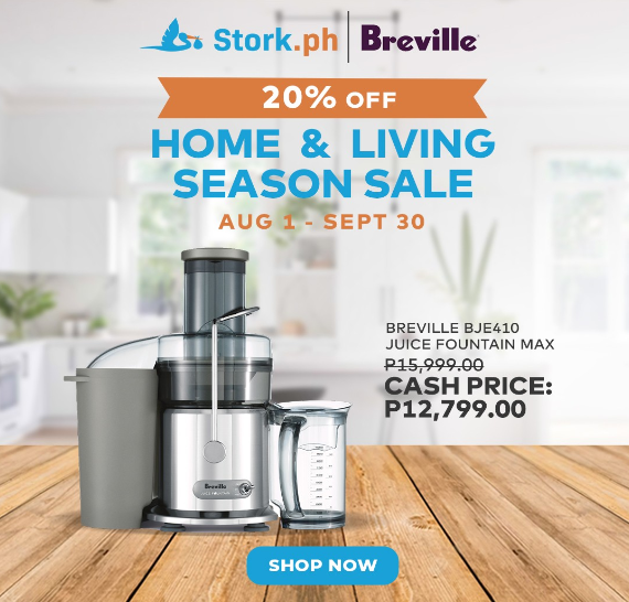 stork_ph's tweet photo. Squeeze the goodness out of life with the Breville BJE410 Juice Fountain Max! 🍊🍏 Get your daily dose of freshness and vitality while enjoying 10% off from August 1 to September 30. Elevate your juicing game and seize this limited-time offer to revitalize your routine!
#StorkPH https://t.co/Psgunb2IBr