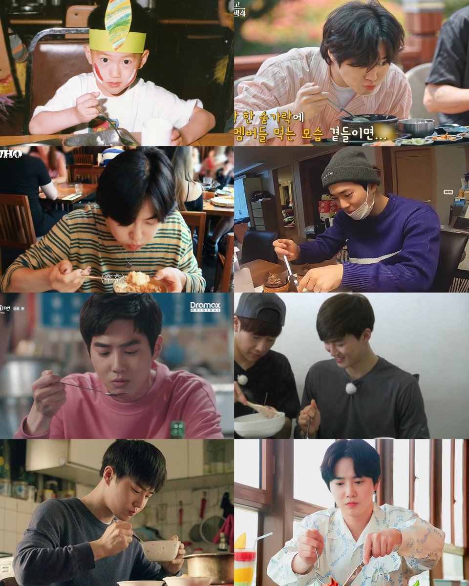 the way junmyeon holding the spoon and fork will always be the cutest and softest thing