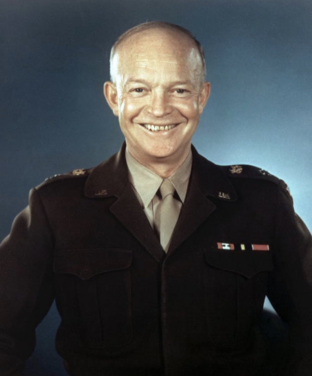 historyinmemes's tweet photo. On August 1, 1960, President Dwight D. Eisenhower received a letter from a frustrated citizen named Leon Scott. Mr. Scott asked Eisenhower why he had a picture of Robert E. Lee in his office. This was Eisenhower's response to Mr. Scott:

"Dear Dr. Scott,

Respecting your August 1 inquiry calling attention to my often expressed admiration for General Robert E. Lee, I would say, first, that we need to understand that at the time of the War between the States, the issue of secession had remained unresolved for more than 70 years. Men of probity, character, public standing, and unquestioned loyalty, both North and South, had disagreed over this issue as a matter of principle from the day our Constitution was adopted. General Robert E. Lee was, in my estimation, one of the supremely gifted men produced by our Nation. He believed unswervingly in the Constitutional validity of his cause which, until 1865, was still an arguable question in America; he was a poised and inspiring leader, true to the high trust reposed in him by millions of his fellow citizens; he was thoughtful yet demanding of his officers and men, forbearing with captured enemies but ingenious, unrelenting, and personally courageous in battle, and never disheartened by a reverse or obstacle. Through all his many trials, he remained selfless almost to a fault and unfailing in his faith in God. Taken altogether, he was noble as a leader and as a man, and unsullied as read the pages of our history. 

From deep conviction, I simply say this: a nation of men of Lee's calibre would be unconquerable in spirit and soul. Indeed, to the degree that present-day American youth will strive to emulate his rare qualities, including his devotion to this land as revealed in his painstaking efforts to help heal the Nation's wounds once the bitter struggle was over, we, in our own time of danger in a divided world, will be strengthened and our love of freedom sustained. Such are the reasons that I proudly display the picture of this great American on my office wall.

Sincerely,
Dwight D. Eisenhower"