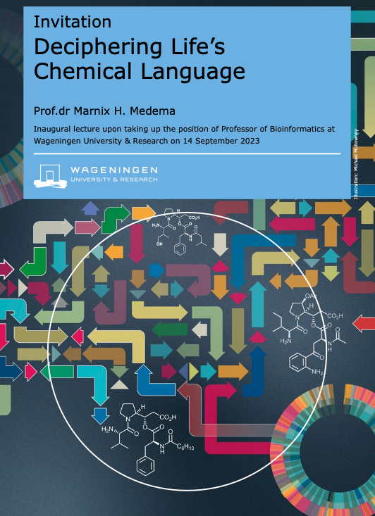 Marnix Medema (@marnixmedema) on Twitter photo On September 14th, I will give my inaugural lecture at <a href="/WUR/">Wageningen U&R</a>, with the title 'Deciphering Life's Chemical Language'. You are welcome to attend!
It will also be broadcasted online for those living in far away places.
See wur.nl/en/calendar-1/… On September 14th, I will give my inaugural lecture at <a href="/WUR/">Wageningen U&R</a>, with the title 'Deciphering Life's Chemical Language'. You are welcome to attend!
It will also be broadcasted online for those living in far away places.
See wur.nl/en/calendar-1/…