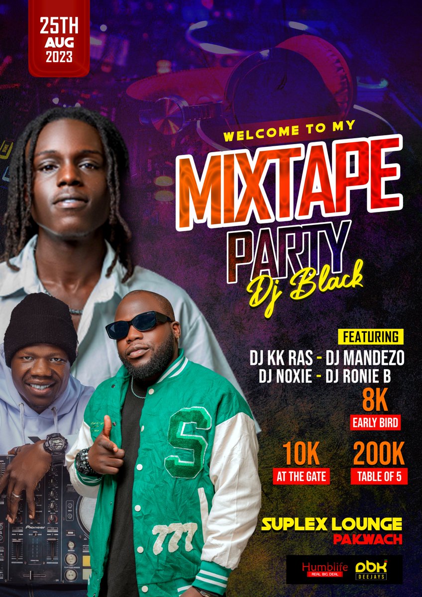 deejayblack10's tweet photo. And tonight the Team is out of the City for Official Business. @SuplexLounge Pakwach is the location for tonight's party. 
With me is dope vibes. See you there FAM🛑 https://t.co/28Gqly2Lmt