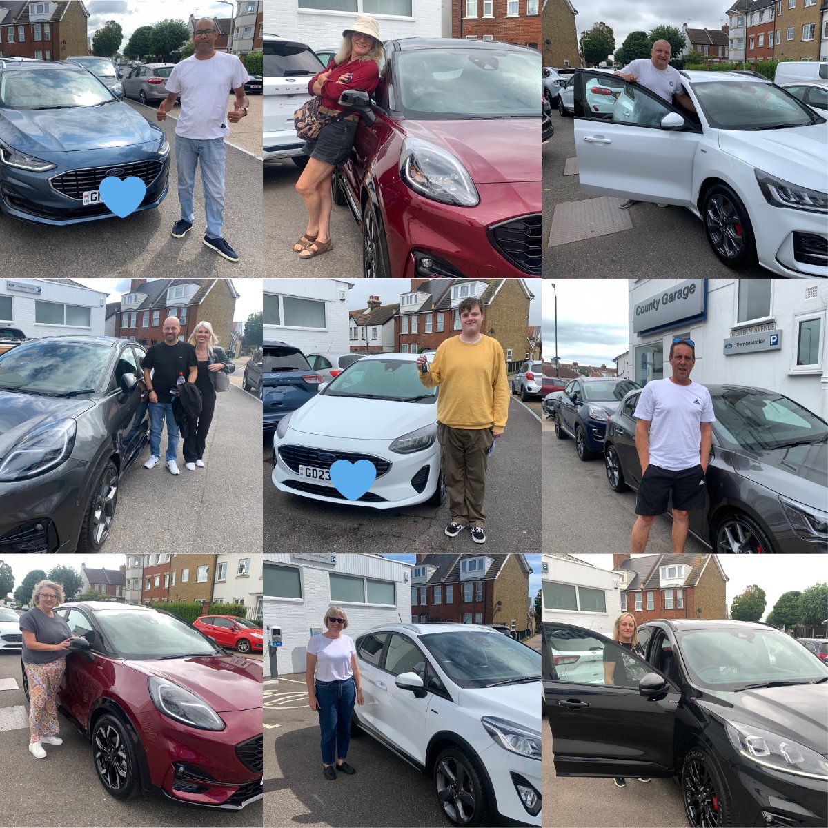 Thank you to this bunch of lovely people for choosing County Garage Ford for your new car. Your support of our local family business is really appreciated 😎🙏🥰