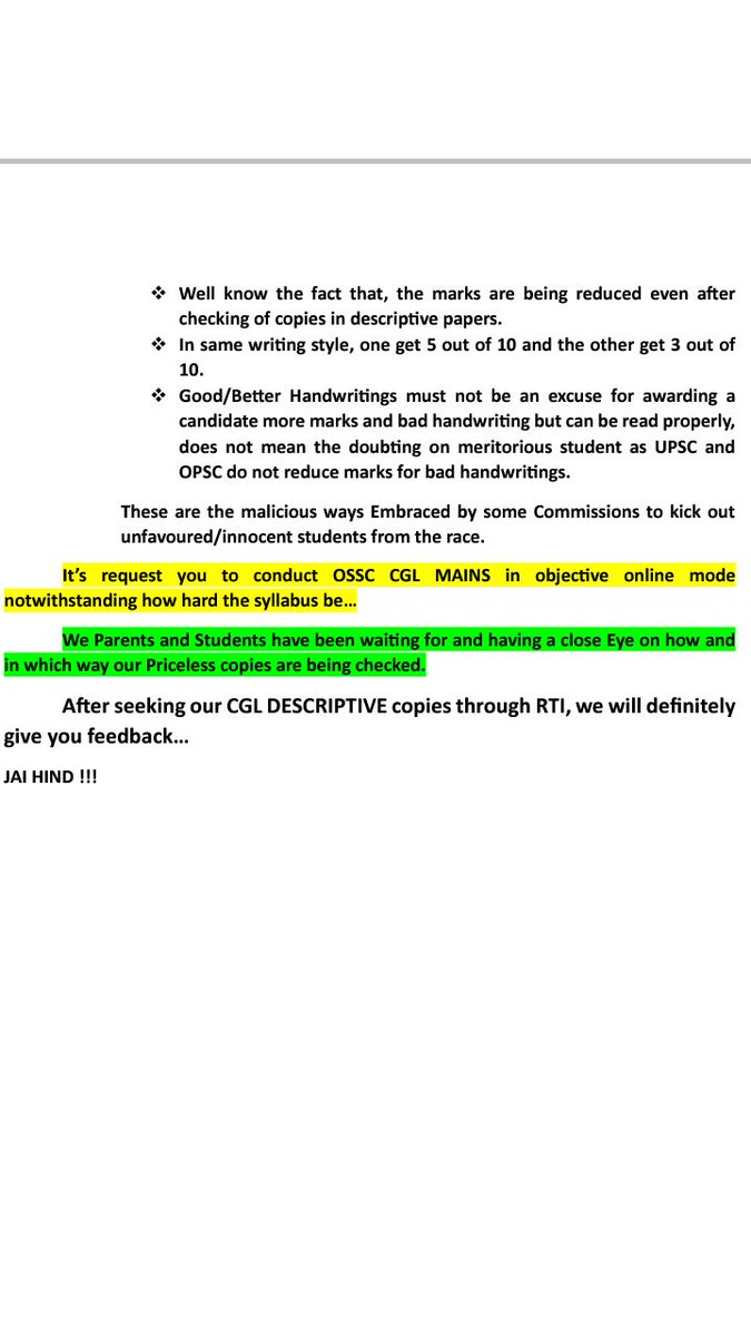Biswana62021528's tweet photo. Why descriptive in #ossc_cgl_main exam
#Remove_descriptive_from #ossc_cgl_main
@abhayips86 
@Naveen_Odisha 
@MoSarkar5T 
@SecyChief 
@CMO_Odisha https://t.co/jdqtR9xQRG