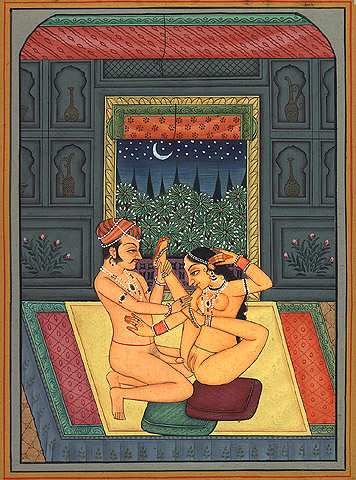 Mughal Indian erotic painting