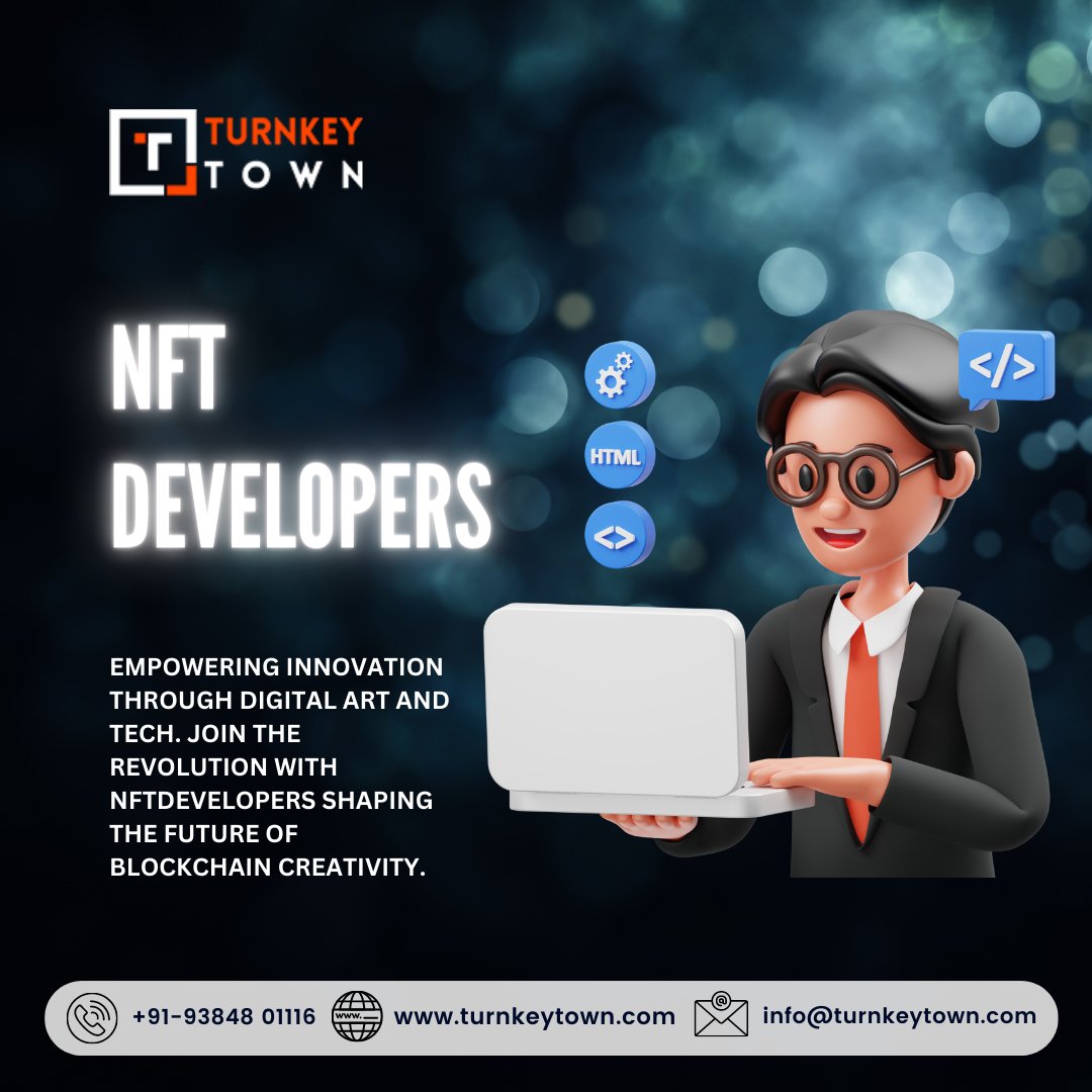 turnkey_town's tweet photo. Empowering innovation through digital art and tech. Join the revolution with NFT Developers shaping the future of blockchain creativity.
Read: https://t.co/PiuBxnRjoN
#NFT #nftdevelopers #topnftdevelopers #nftdevelopment https://t.co/ibnF4UslfA