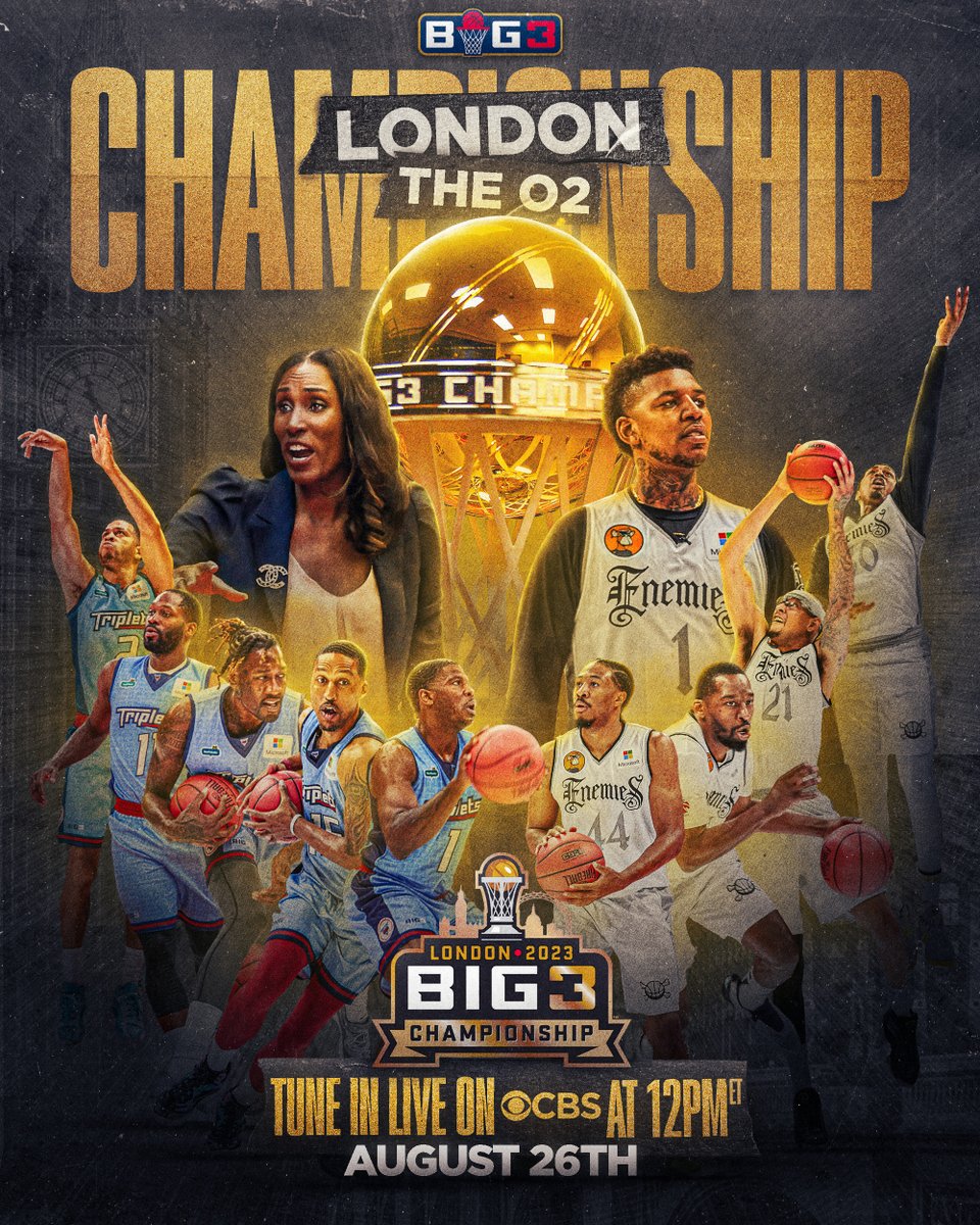 One hour until we see which team has what it takes to be the season 6 champs. 

Don’t miss the action across the pond. Get ready for the #SummerofFire showdown. We’re firing things up with the Celebrity & All-Star Games at noon on @CBS—let’s get it! @thebig3
