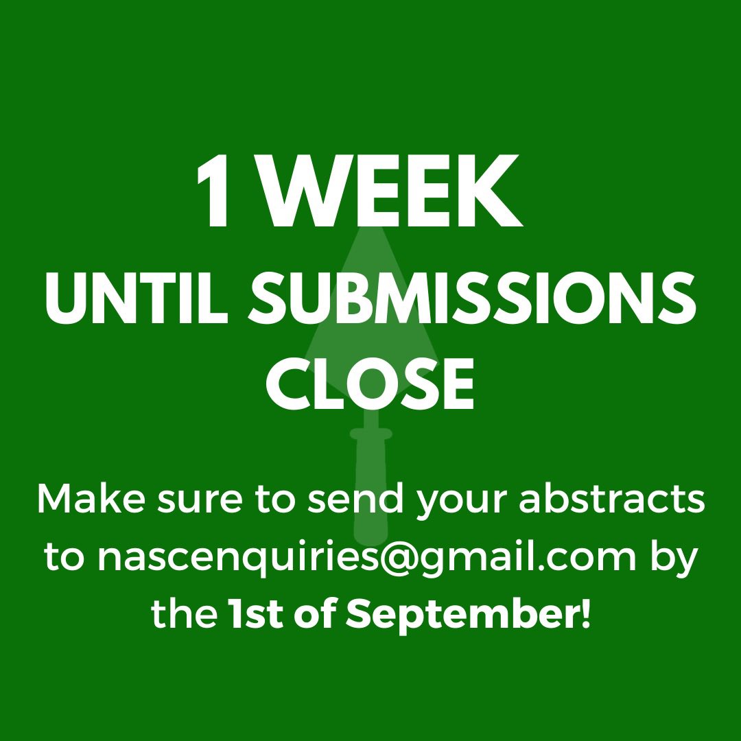NASC Australia (@nascaustralia) on Twitter photo Only 1 week until abstract submissions close for NASC 2023!!
Make sure to send your abstracts to nascenquiries@gmail.com by the 1st of September. For more information about submissions see nascaustralia.com. Only 1 week until abstract submissions close for NASC 2023!!
Make sure to send your abstracts to nascenquiries@gmail.com by the 1st of September. For more information about submissions see nascaustralia.com.