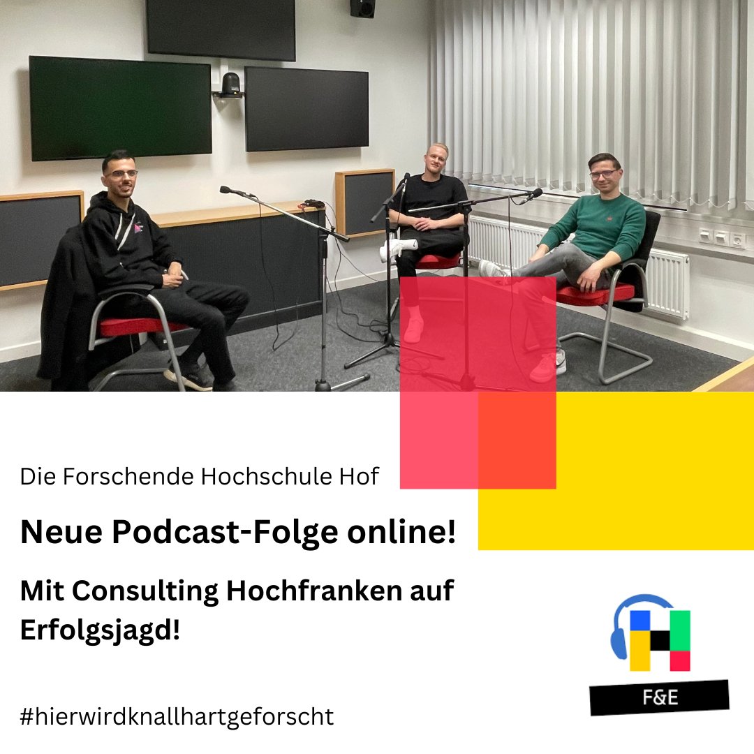 HomeOfResearch's tweet image. New podcast online: our students of the Masters Marketing Management have interviewed the student initiative #ConsultingHochfranken. #hierwirdknallhartgeforscht #webtalk