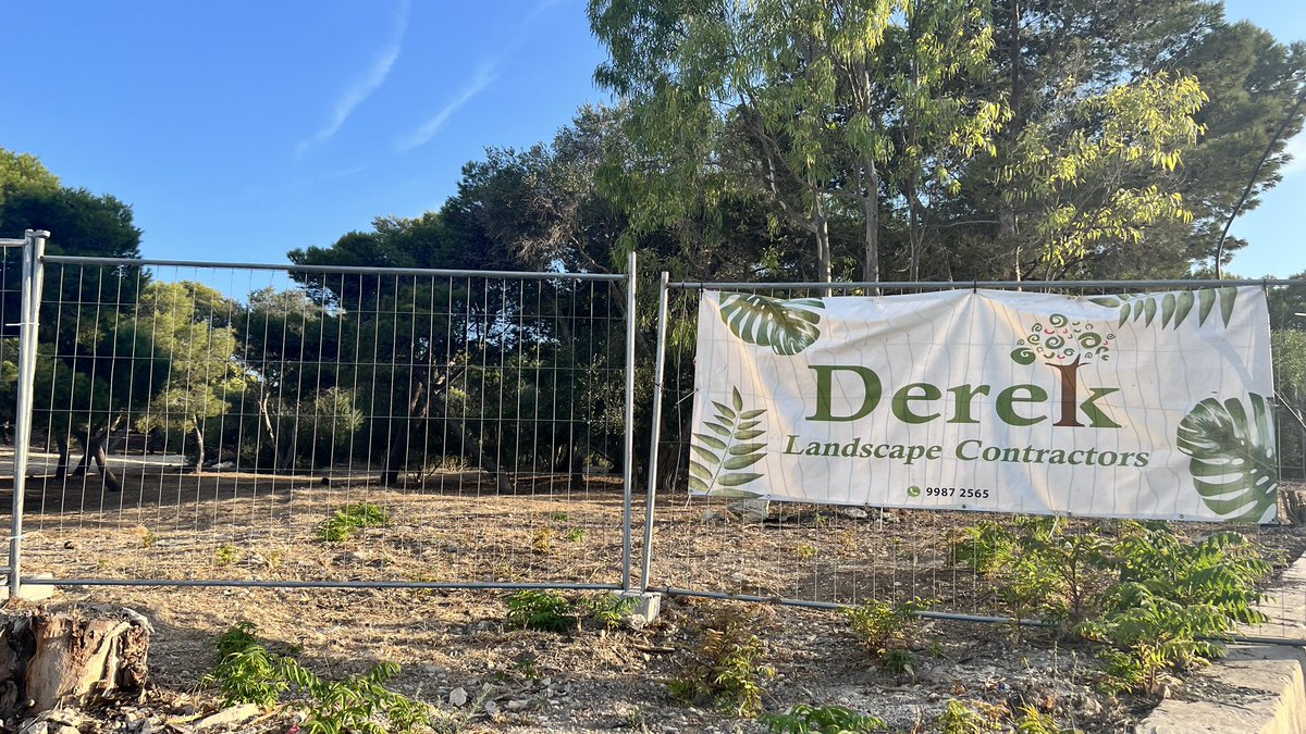 DebFenech's tweet photo. @ArnoldCassola Happening in Bormla too. Project Green. First job: remove the green. Derek Garden Centre. No entry. No tenders https://t.co/MoRqOyGzOm