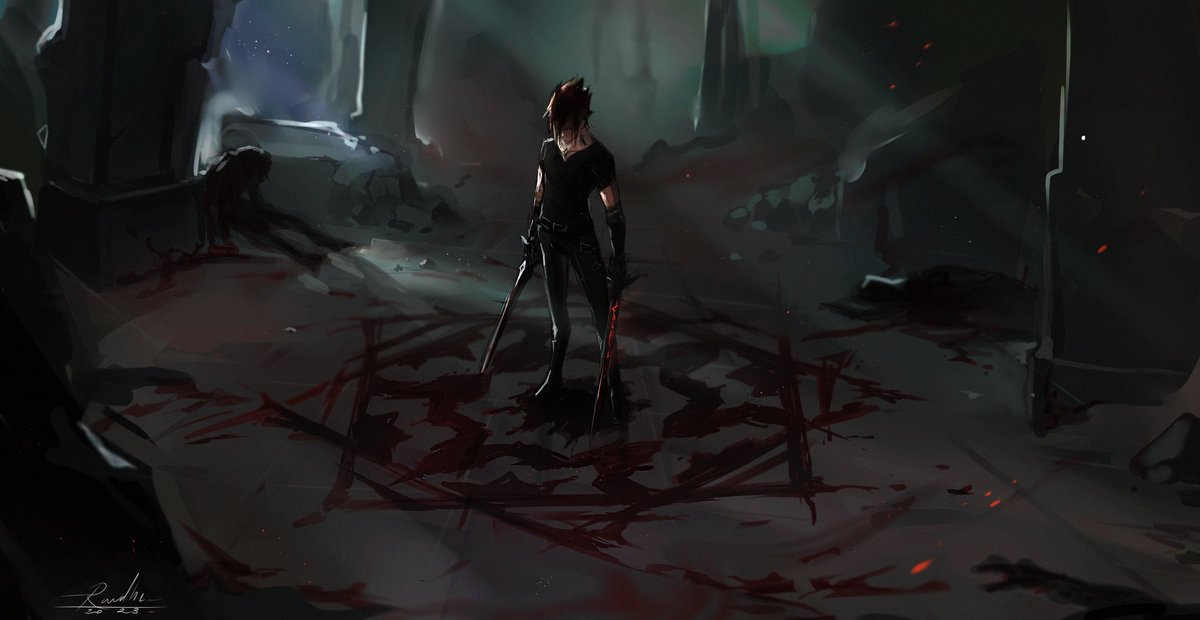 "ᴡᴇ ꜰᴇᴇʟ ᴀᴡᴀᴋᴇɴɪɴɢ ᴏꜰ ᴅᴇᴀᴛʜ.  ᴛʜᴇ ꜱʜᴇᴩʜᴇʀᴅ ᴏᴩᴇɴᴇᴅ ʜɪꜱ ᴇyᴇꜱ.  ʟɪᴋᴇ ꜱʜɪᴠᴇʀ ᴛᴇʀʀɪꜰyɪɴɢ ɢᴀᴢᴇ,  ɪᴛ ʙᴏᴅᴇꜱ ᴛʜᴇ ᴇɴᴅ ᴏꜰ ᴛɪᴍᴇꜱ." 
────── « ⋅ 𓆩❖𓆪 ⋅ » ──────
Child of Haqim. | TTRPG setting.