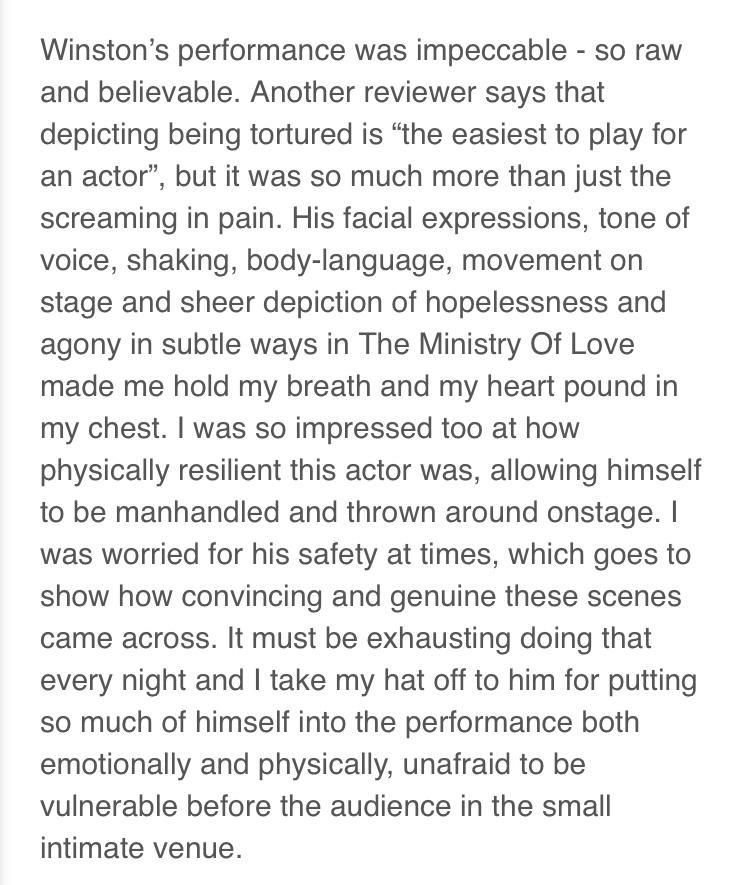 1984theshow tweet media