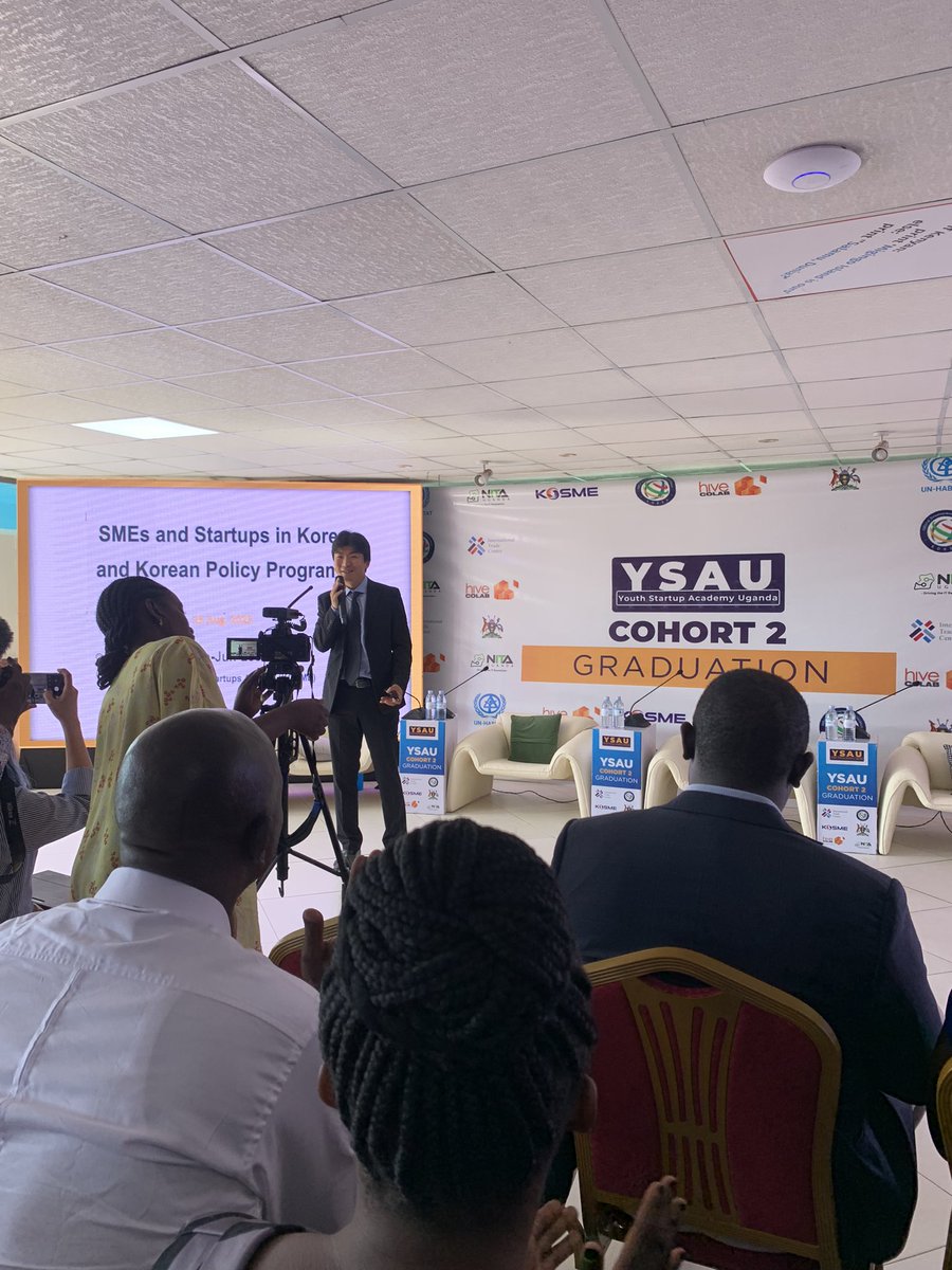 The YSAU cohort 2 graduation happening now!Come and see the growth in the Ugandan entrepreneurial ecosystem! #ysau #entrepreneurs #growth