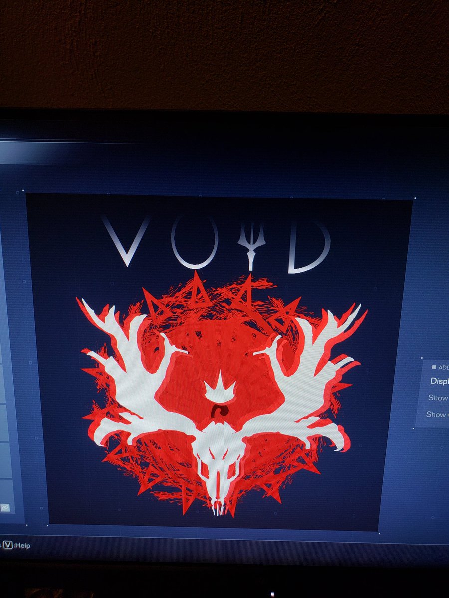 Roboobayyy's tweet photo. Made a Voyd emblem for my mech in Armored Core 6
@svddendeath  @armoredcore https://t.co/XtD8uetsBU