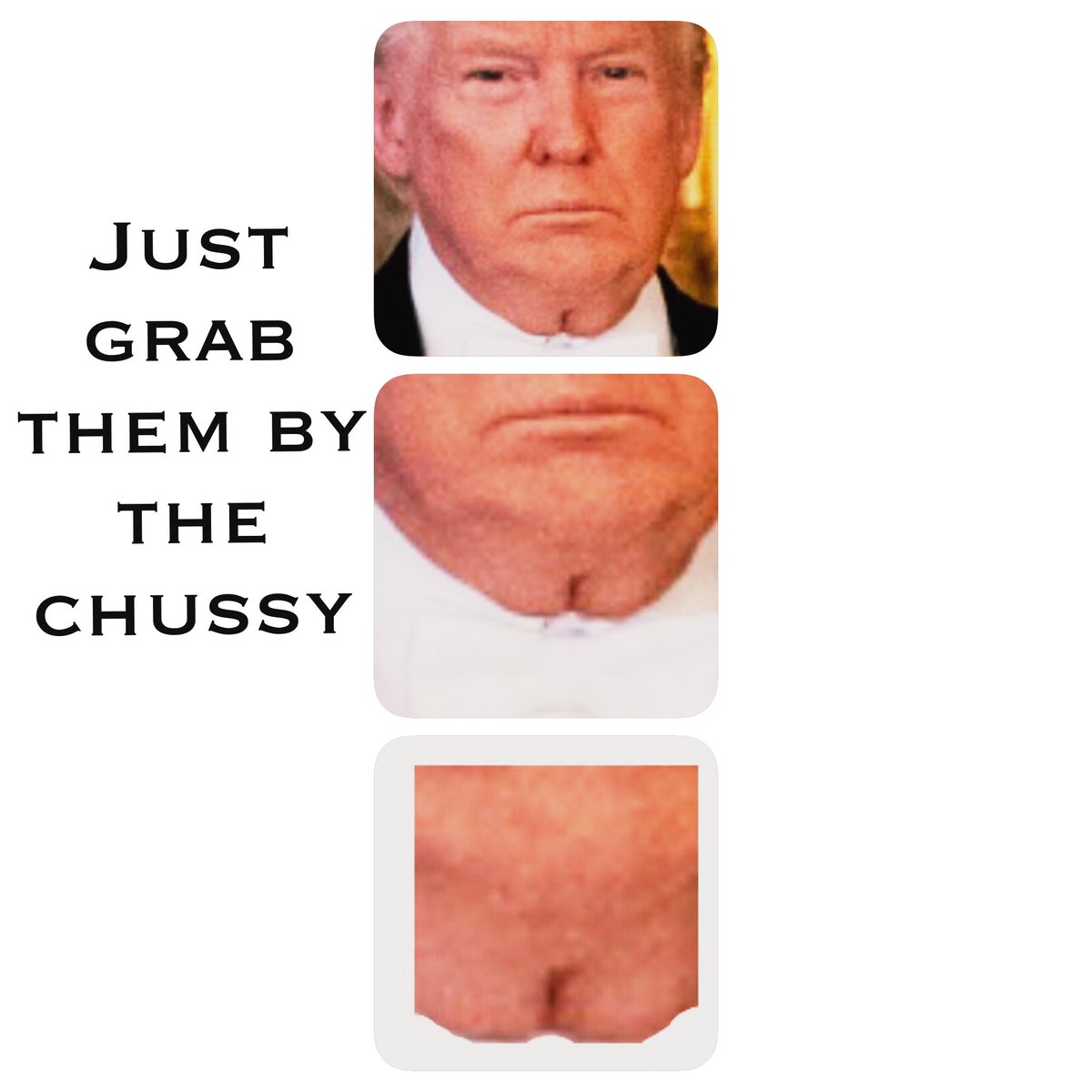 farts_trump's tweet image. @realDonaldTrump tucked his chin in that #mugshot because he was bout to be reeeaaalll popular. 👀 #chussy