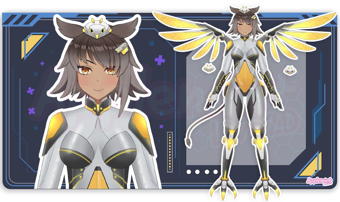 Applemint_Live's tweet photo. Unleash the Mecha Griffin 🦁🤖 With wings of titanium and claws of steel, this fusion of nature and technology is ready to dominate the skies!

For inquiries https://t.co/esR6hJ4A3o

#Vtubers #live2d #live2dassets #live2dmodel #hololiveenglish #VtuberUprsing #artwork #digitalart https://t.co/Udi7lAkG6Y