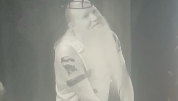 KrisAnnIn's tweet photo. Red has now morphed into the actual Rip Van Winkle! #bb25 https://t.co/ft0548cAuK