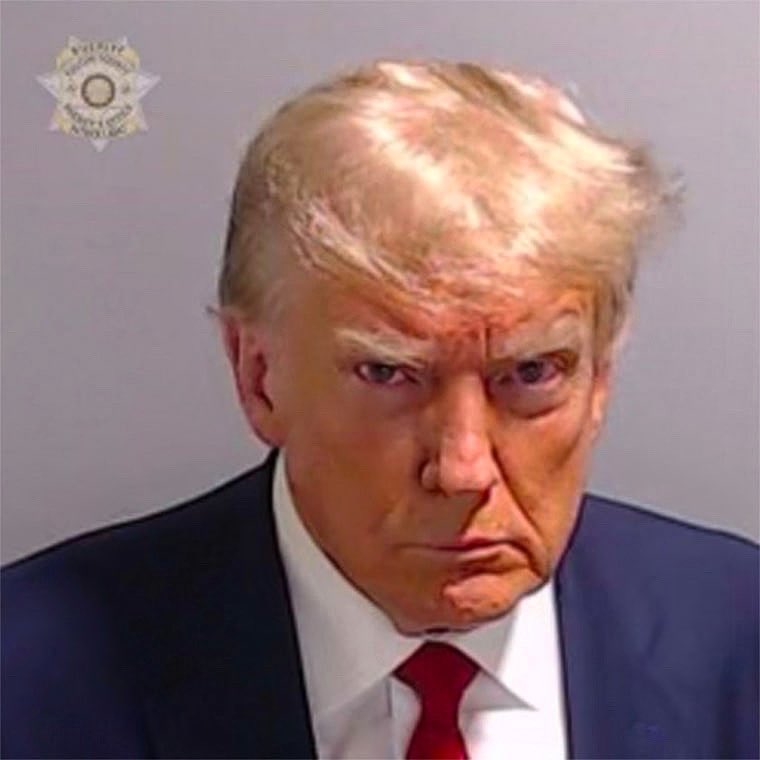 AlexBerkowitz19's tweet photo. Lock who up? #TrumpMugShot #LockHimUp https://t.co/7JZJBdUqqG