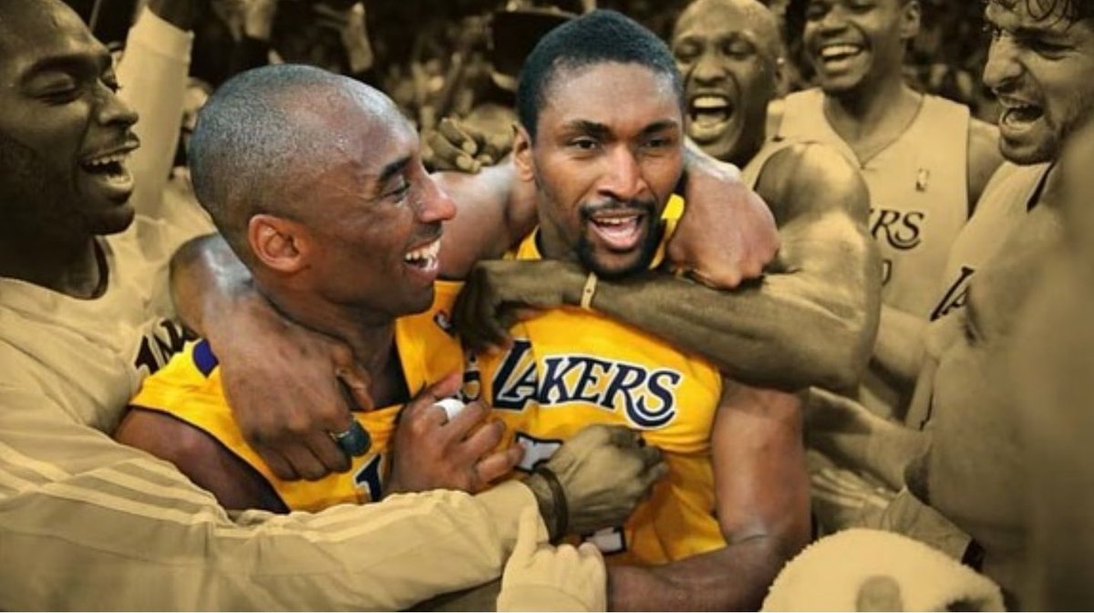 LakeShowLive's tweet photo. "Happy birthday to the GOAT. You will never stop inspiring me and so many others. Love you my brother."

- @MettaWorld37 on IG https://t.co/APcyMhqzia