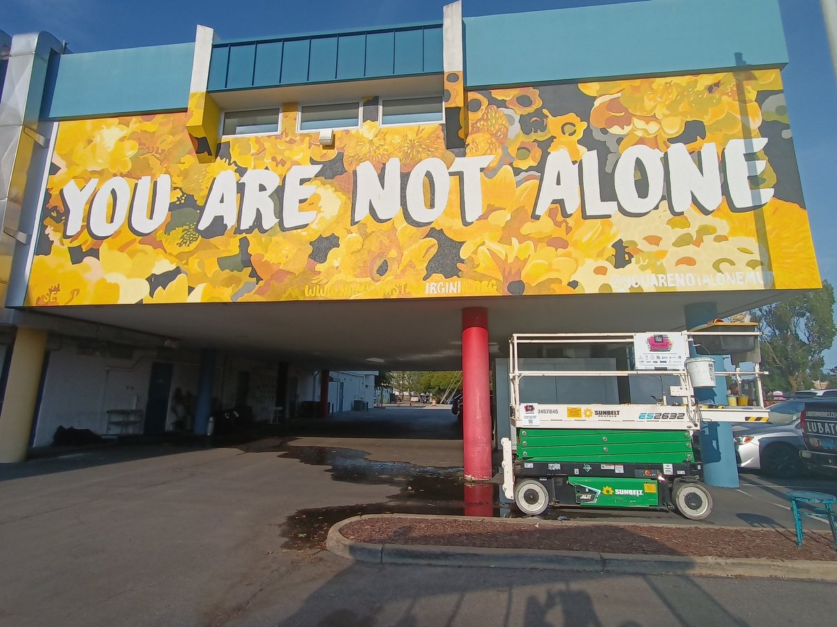 *MURAL IN PROGRESS* 

SETH LUBATON 
Mural for NAMI Coastal Virginia / YOU ARE NOT ALONE Murals at Wareing’s Gym on 19th St

Seth Lubaton, a Virginia Beach native muralist and woodworker, has been involved in the creative industry for over seven years. 

#MentalHealthMatters