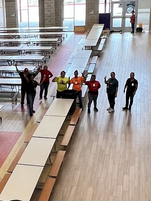 AngieLavios's tweet photo. Thank you to our wonderful NSE custodians.  They are the superheroes that daily get our campus  ready for our students. https://t.co/u2KYTsoiNz