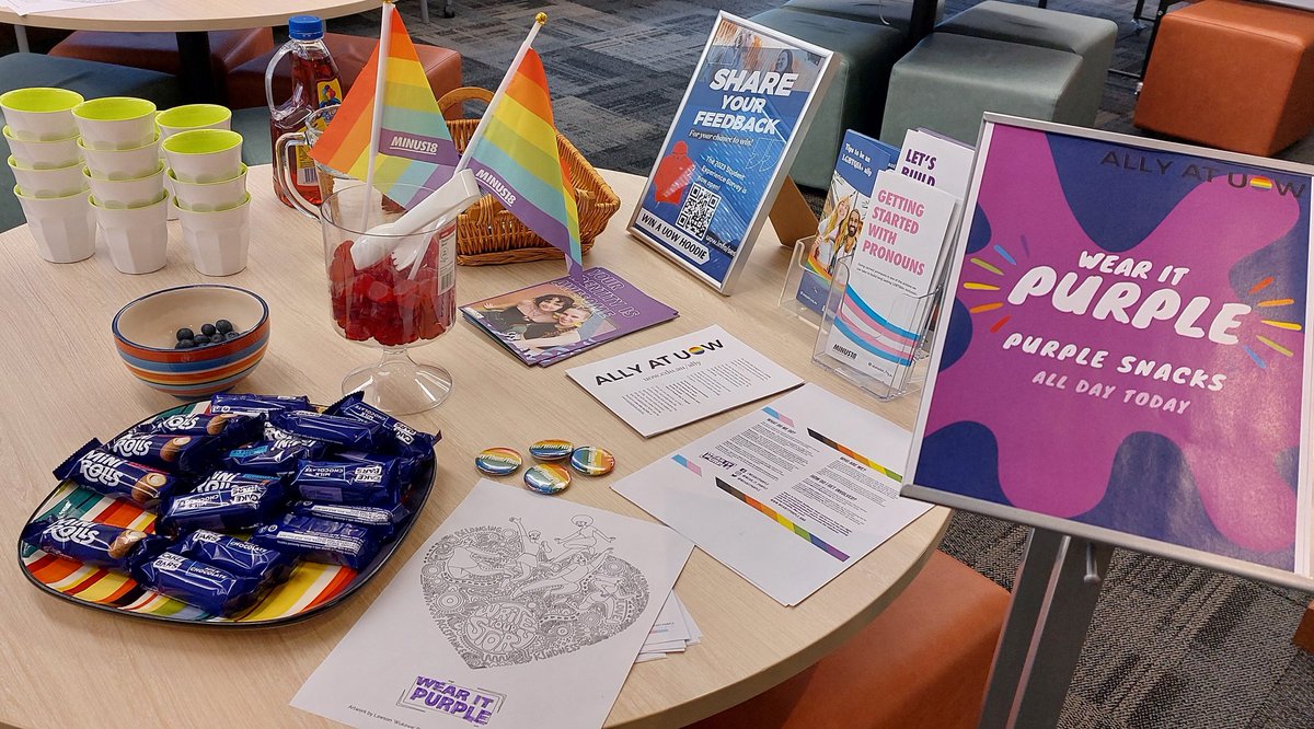 Suzanne Bowdler (@suzybowdler) on Twitter photo UoW Sutherland is wearing purple today to stand with our LGBTQIA+ young people <a href="/mcerlean_gemma/">Gemma McErlean</a> <a href="/UoWnursing/">UOW School of Nursing</a>
#IDAHOBIT #Ally #ThisIsUoW #UoWSutherland UoW Sutherland is wearing purple today to stand with our LGBTQIA+ young people <a href="/mcerlean_gemma/">Gemma McErlean</a> <a href="/UoWnursing/">UOW School of Nursing</a>
#IDAHOBIT #Ally #ThisIsUoW #UoWSutherland