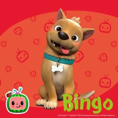 SantaDecides's tweet photo. Bingo from Cocomelon is on the nice list! It’s a dog, I can’t help it. https://t.co/DlZsZigzJ2