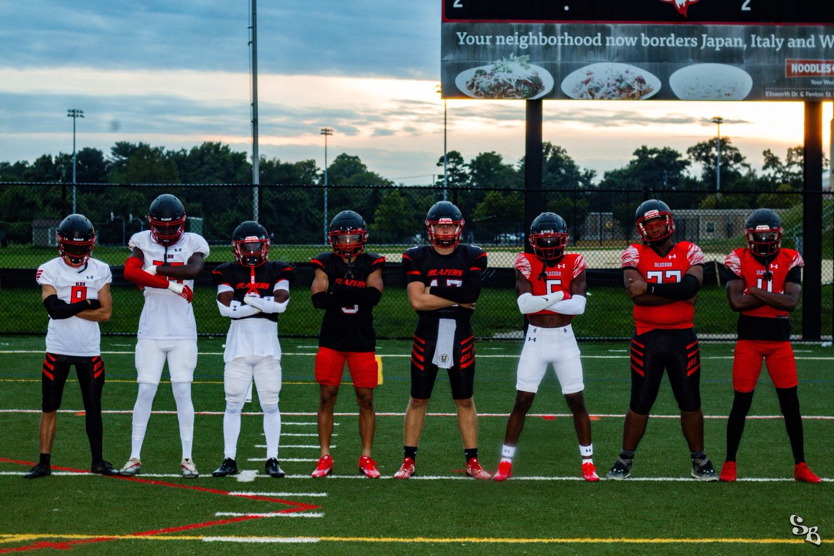 Blazers_FB's tweet photo. Always a special day.  Here's some of the group shots from Blair Football's Media Day.  Thanks to @CoachJoeUrso for working with our players and keeping everything organized. https://t.co/9Ux7WwoZ5N