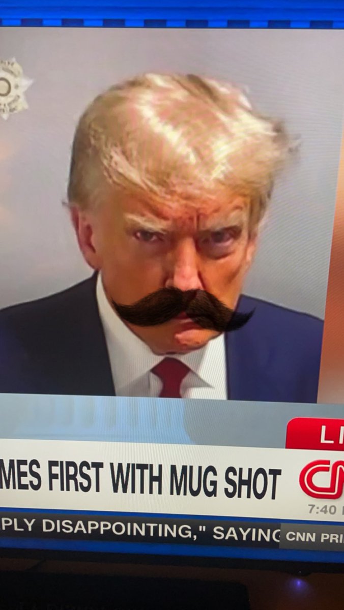 mcgrawkyle's tweet image. #snapchatfun #trump #turdburgler #mugshot