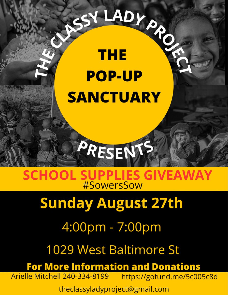 CLASSYLADIES_03's tweet photo. IT’S THAT TIME AGAIN‼️‼️‼️
We are gathering together to be a blessing to as many people in our community as we can. 

Volunteers Welcome!! 
Donations Accepted!! 

https://t.co/JWtoQU2kxA https://t.co/eLVrswYuhB