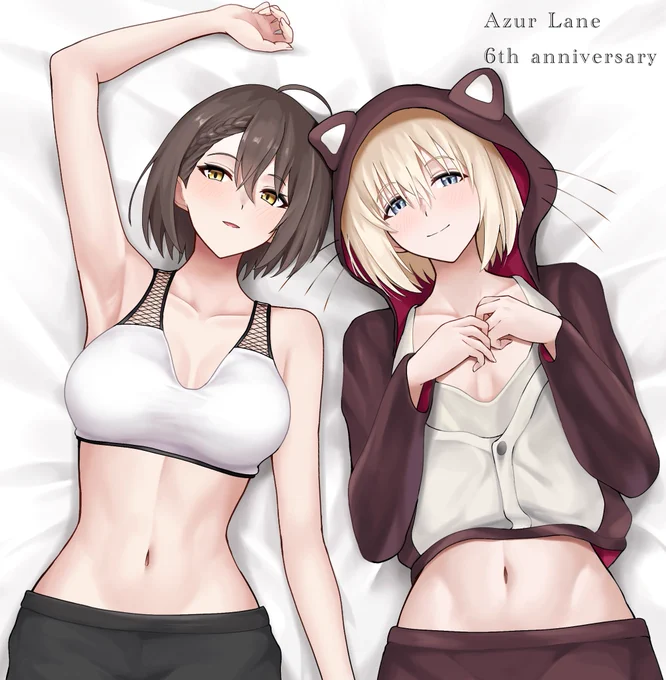 アズールレーン6周年おめでとうございます #アズレン6周年アート 