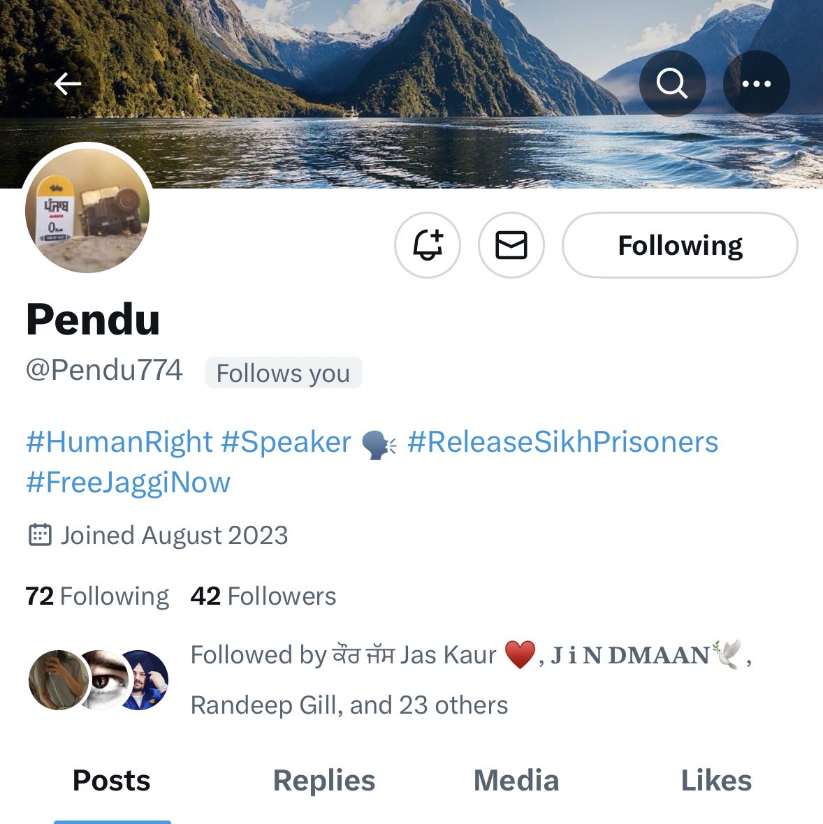 ミ★𝗙𝗢𝗟𝗟𝗢𝗪☞︎☞@Pendu774 our bro & 💯% 𝙁𝙊𝙇𝙇𝙊𝙒 𝘽𝘼𝘾𝙆🙏🏻

👉🏻➤@Pendu774 ⇦✔

✔➤ @Pendu774 ✔𝑭𝑶𝑳𝑳𝑶𝑾𝑩𝑨𝑪𝑲 💯%
 
➤@Pendu774 ☜︎ ꧂✔

#PunjabFloods 
#JusticeForSidhuMooseWala
#स्वामीनाथन_रिर्पोट_लागू_करो
#बदनावर_निवेश_क्षेत्र_निरस्त_हो 
#भगवंत_मान_शर्म_करो