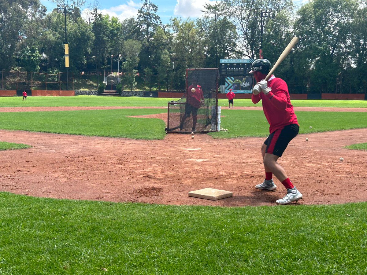 El_Pato_Perez's tweet photo. Esta semana, arrancó en la @ligaolmeca de la #CDMX el campo de entrenamiento de la Selección Mexicana de Beisbol U18, de cara a la Copa del Mundo a celebrarse en China Taipéi (Taiwán), a partir del 31 de agosto. ¡A seguir haciendo historia! #BaseballWorldCupU18 https://t.co/woYlvmAdvx
