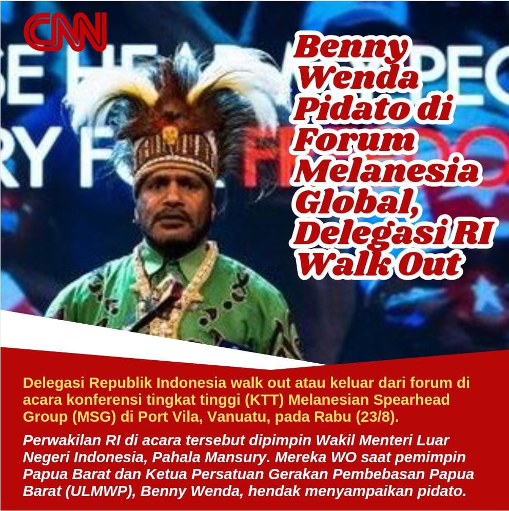 Wtan_X's tweet image. Perwakilan RI di acara tersebut dipimpin Wakil Menteri Luar Negeri Indonesia, Pahala Mansury. Mereka WO saat pemimpin Papua Barat dan Ketua Persatuan Gerakan Pembebasan Papua Barat (ULMWP), Benny Wenda, hendak menyampaikan pidato.
#PapuaIndonesia